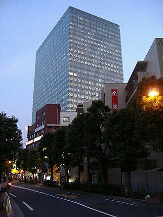 外観：本社の入居するThinkPark Tower