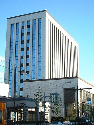 外観：中国銀行 本店（岡山市)