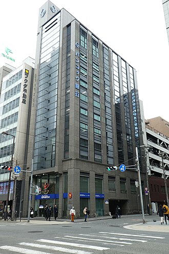 外観：バンコック銀行ビル。バンコク銀行大阪支店のほか、在大阪タイ王国総領事館が入居している。