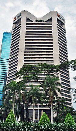 外観：BNI headquarters in Jakarta