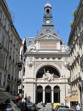 外観：フランス・パリの会社建物