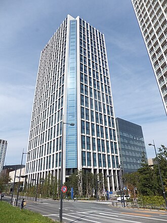 外観：楽天本社のある楽天クリムゾンハウス（東京都世田谷区玉川）