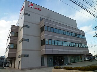 外観：山形信金 本店 （旧 山形庶民信用組合本店）