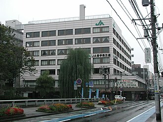 外観：岩手県信連本所が置かれている岩手県産業会館