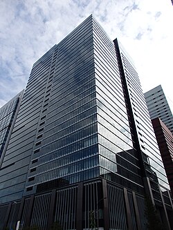外観：本社の入居する大手町フィナンシャルシティグランキューブ
