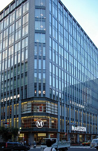 外観：本社の入る日本橋丸善東急ビル